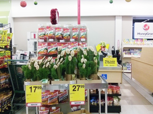 Lucky bamboo New Year's decorations on sale at Longs Drugs